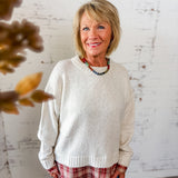 Brick Plaid Layered Sweater