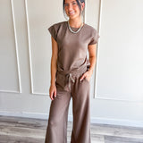 Cap Sleeve Crew Top
