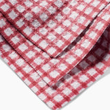 Fireside Plaid Red Dishcloth Set