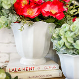 Ceramic Fluted Planter