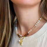 Charm Trio Beaded Necklace