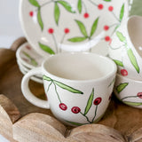 Cherry Branch Ceramic Mug