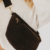 Suede Westlyn Woven Bum Bag