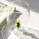 Stemless Christmas Tree Glass