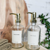 Hands/Dish Clear Soap Pumps