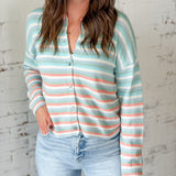 Coastal Stripe Cardigan
