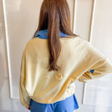 Color Block Pullover & Shorts Set