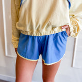 Color Block Pullover & Shorts Set