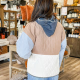 Peplum Hem Bomber Jacket