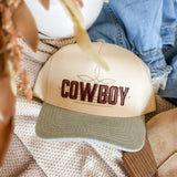 Cowboy Embroidered Trucker Hat