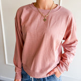 Crew Neck Pullover Sweatshirt