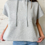Sleeveless Hoodie Top