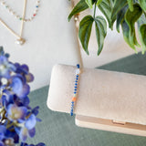 Cobalt Crystal & Color Pop Bracelet
