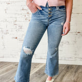 Everyday Ease Cropped Flare Denim