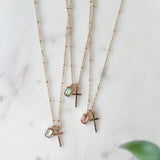 Faithful Layers Cross Necklace
