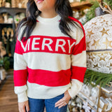 Merry Stripe Holiday Sweater