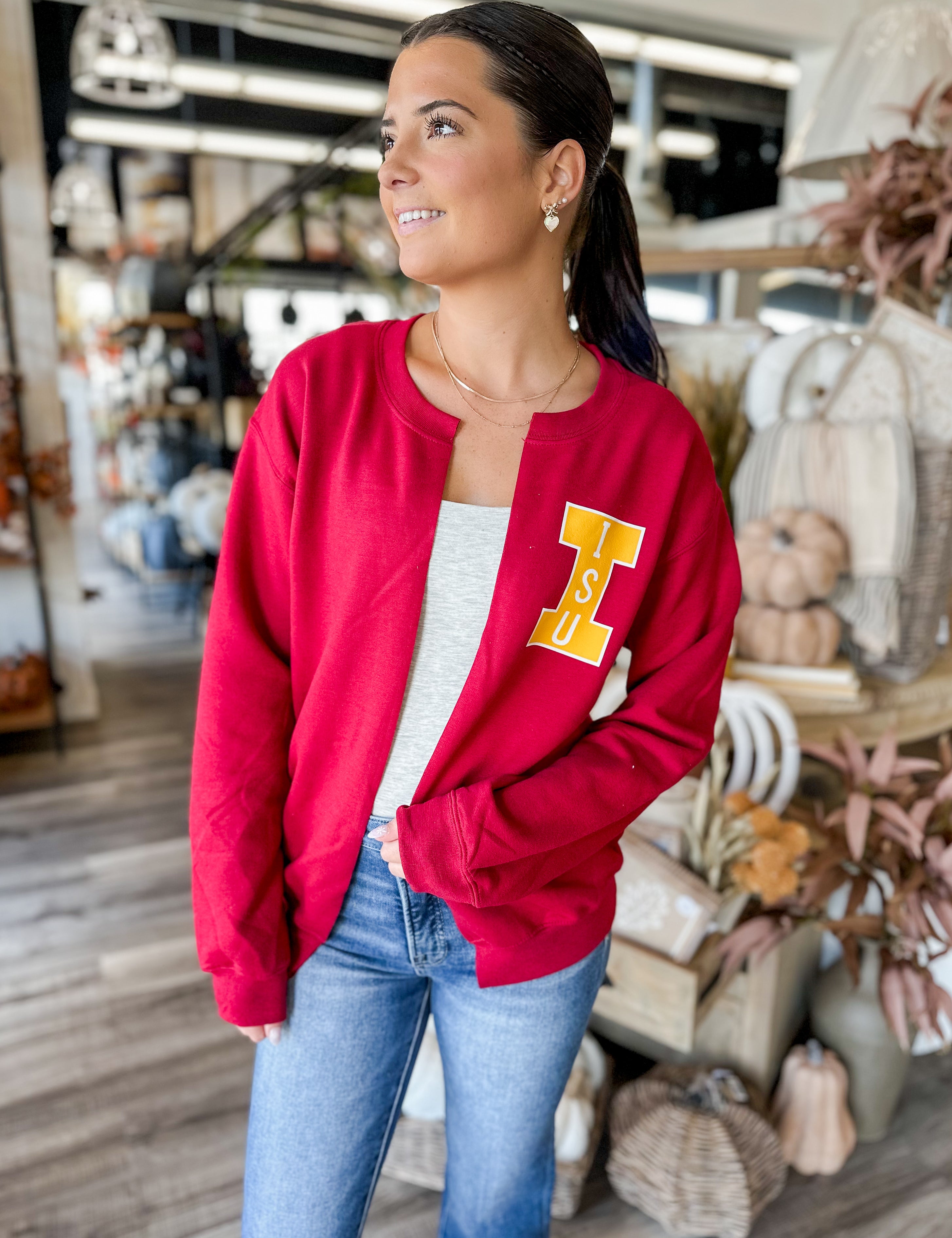 PREORDER Pt. 2 — Letterman Split Cardigan