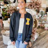 Letterman Split Cardigan