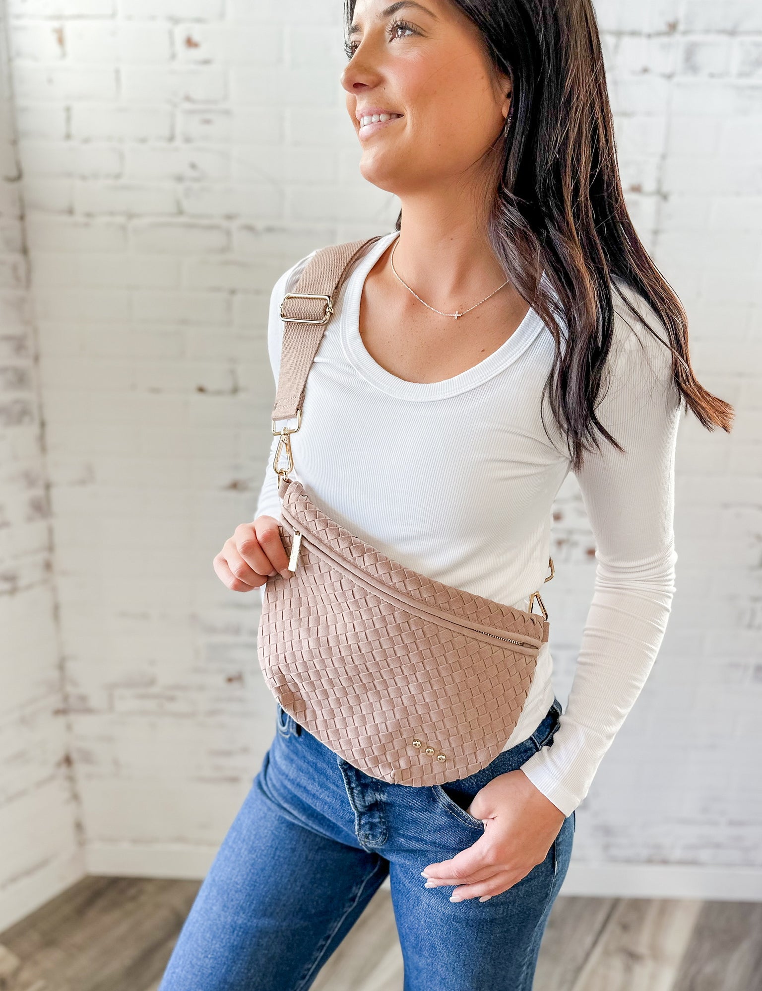 Woven Luxe Sling Bag