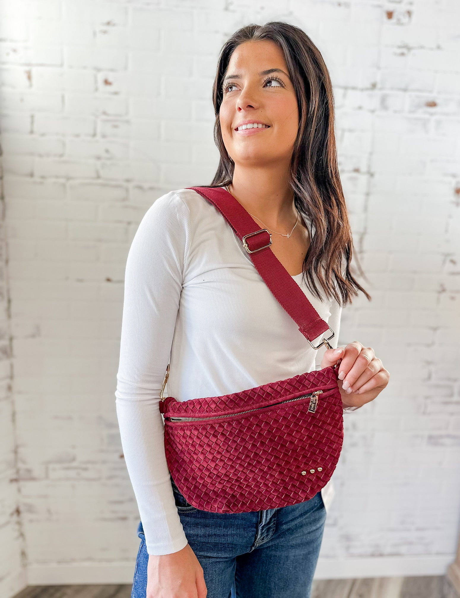 Woven Luxe Sling Bag