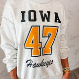*PREORDER* Reversible Collegiate Mock Neck Sweatshirt