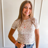Floral Lace Baby Tee