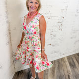 Floral Whimsical Mini Dress