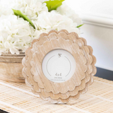 Wood Scallop Photo Frame