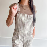 Gingham Overalls