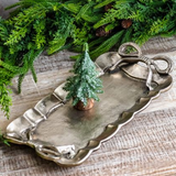 15X7 Gold Bow Tray