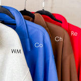Half Button Popover Sweatshirt