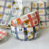 Hand-Painted Stoneware Bowl