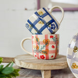 Hand-Painted Stoneware Mug