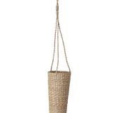 Hand-Woven Seagrass Hanging Basket