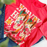 Howdy Cowgirl Boots Graphic Tee