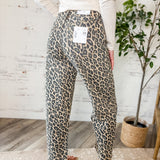 Kate Barrel Leg Leopard Print Pants