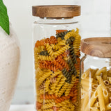 Glass Canister with Wood Lid – Medium
