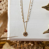 Layered Coin Pendant Necklace