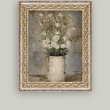 Long Stem Roses Antique Art | 8x10"