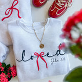 “Loved” John 3:16 Graphic Crewneck