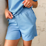 Luxe Sand Wash Rib Lounge Shorts