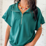 Luxeknit Relaxed Half-Zip Pullover
