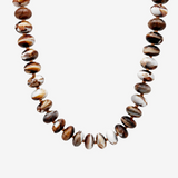 Marbled Chocolate Swirl Necklace