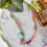 Mixed Stone Beaded Necklace