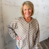 Mocha Dot Cardigan