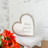 You're The Best Carved Heart
