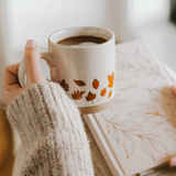 Orange Leaves Coffee Mug