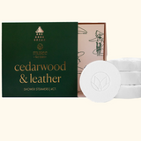 Cedarwood + Leather Shower Steamers