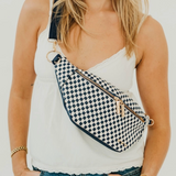 Checkered Navy Bum Bag