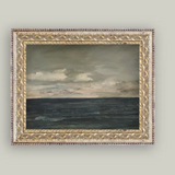 Ocean Framed Antique Art | 8x10"